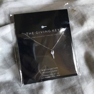 Giving keys necklace